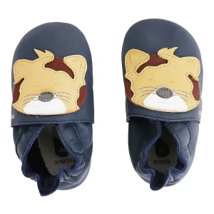 Babbucce Bobux Soft Sole Blu Leopardo