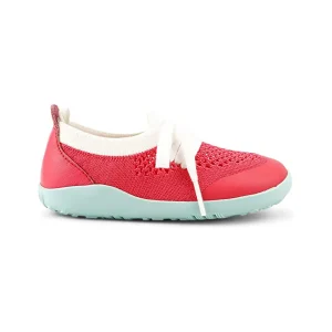 Bobux I Walk Play Knit Guava e Bianco